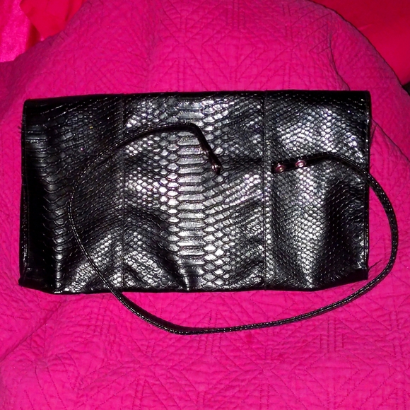 Black Clutch Purse - Picture 2 of 8